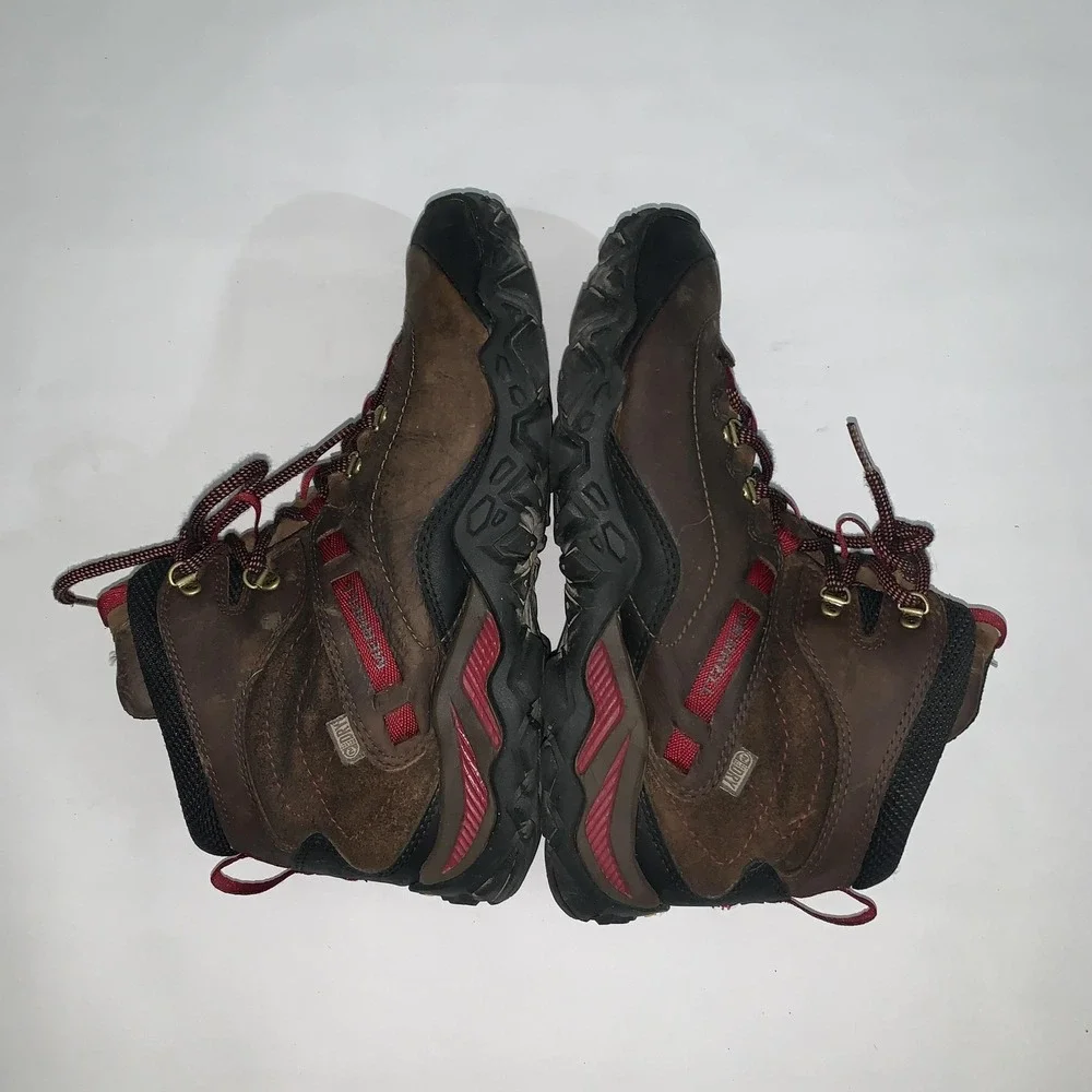 Merrell Boots Womens 8 Chameleon Shift Traveller Waterproof Brown Nubuck J32086
